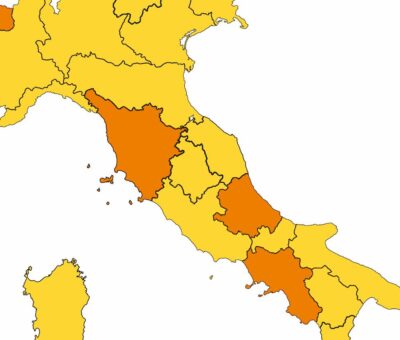 Ieri l’Abruzzo, oggi la Toscana: perché i colori delle Regioni non si capiscono. Siamo forse daltonici?