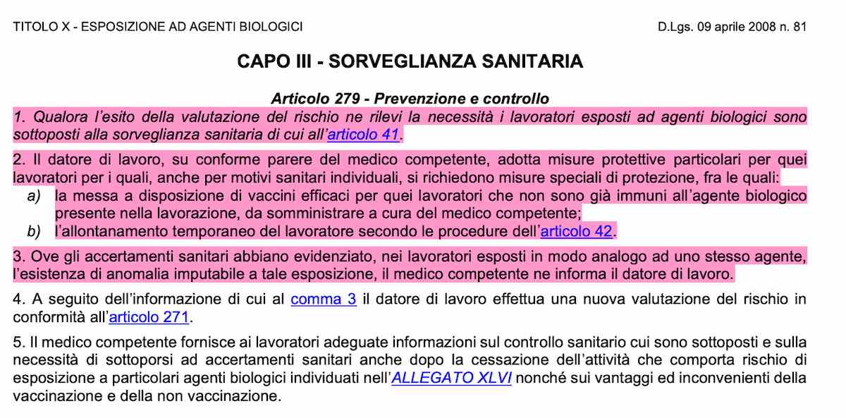 Vaccino Covid: si può licenziare chi lo rifiuta?